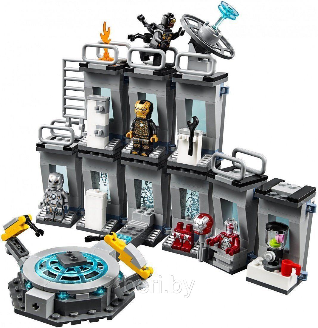 Конструктор Лаборатория Железного человека, 608 деталей, аналог LEGO Super Heroes 76125 - фото 6 - id-p218101952