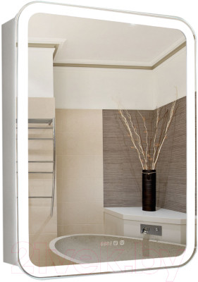 Шкаф с зеркалом для ванной Silver Mirrors Фиджи 60 / LED-00002363 - фото 1 - id-p218100740