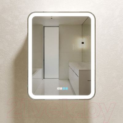 Шкаф с зеркалом для ванной Silver Mirrors Фиджи 60 / LED-00002363 - фото 4 - id-p218100740