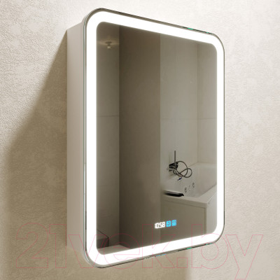 Шкаф с зеркалом для ванной Silver Mirrors Фиджи 60 / LED-00002363 - фото 5 - id-p218100740