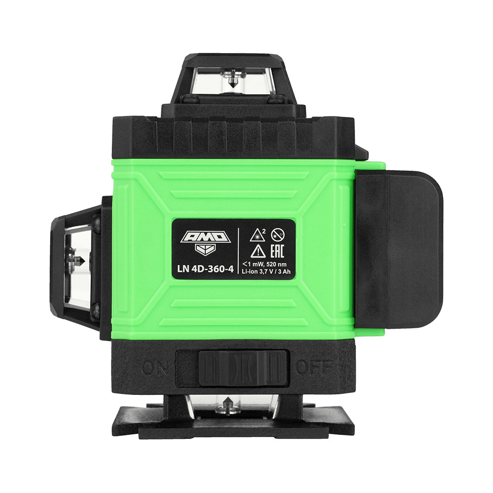 Лазерный уровень AMO LN 4D-360-4 с зеленым лучом - фото 8 - id-p218105194