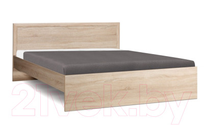 Двуспальная кровать Олмеко 21.54-01 с настилом - фото 1 - id-p218111181