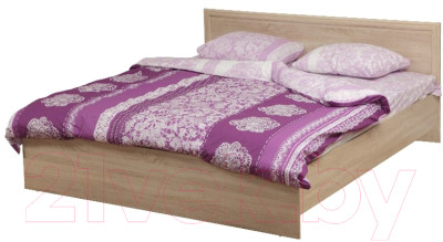 Двуспальная кровать Олмеко 21.54-01 с настилом - фото 2 - id-p218111181