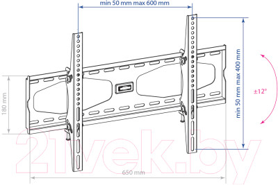 Кронштейн для телевизора Kromax Star-22 - фото 4 - id-p218110815