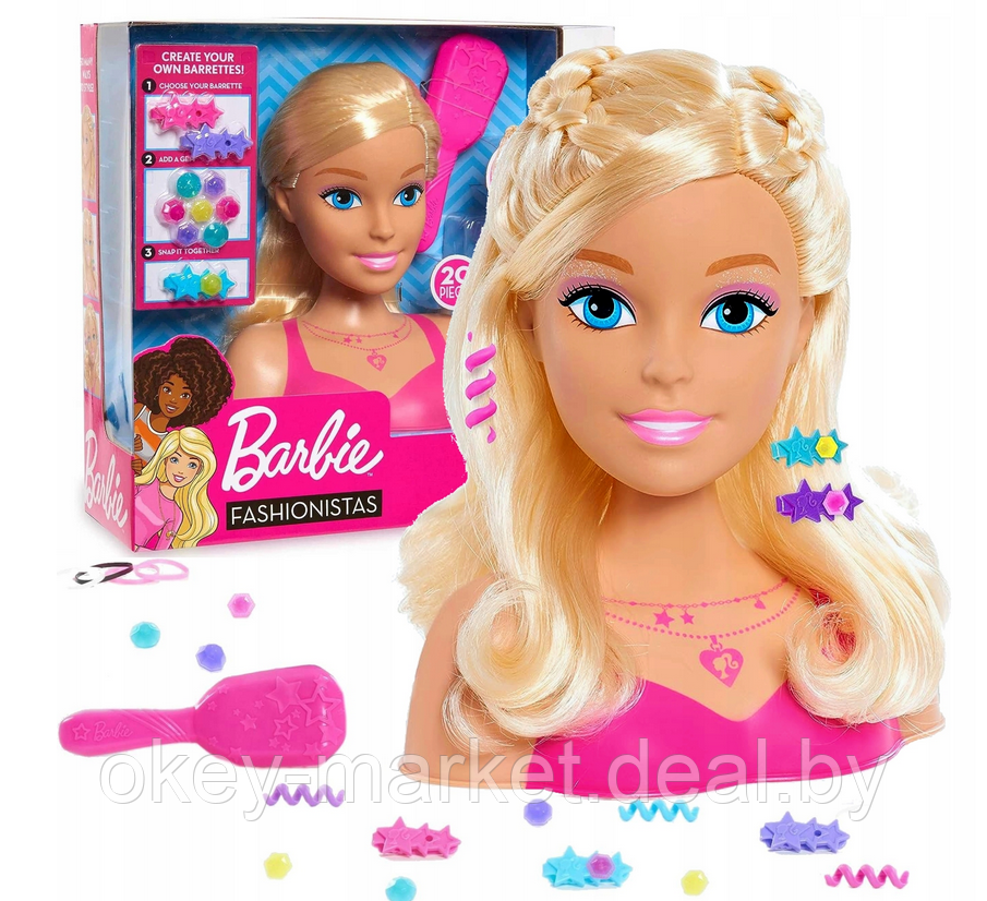 Кукла-манекен для создания причесок Barbie Fashionistas - фото 6 - id-p218124662