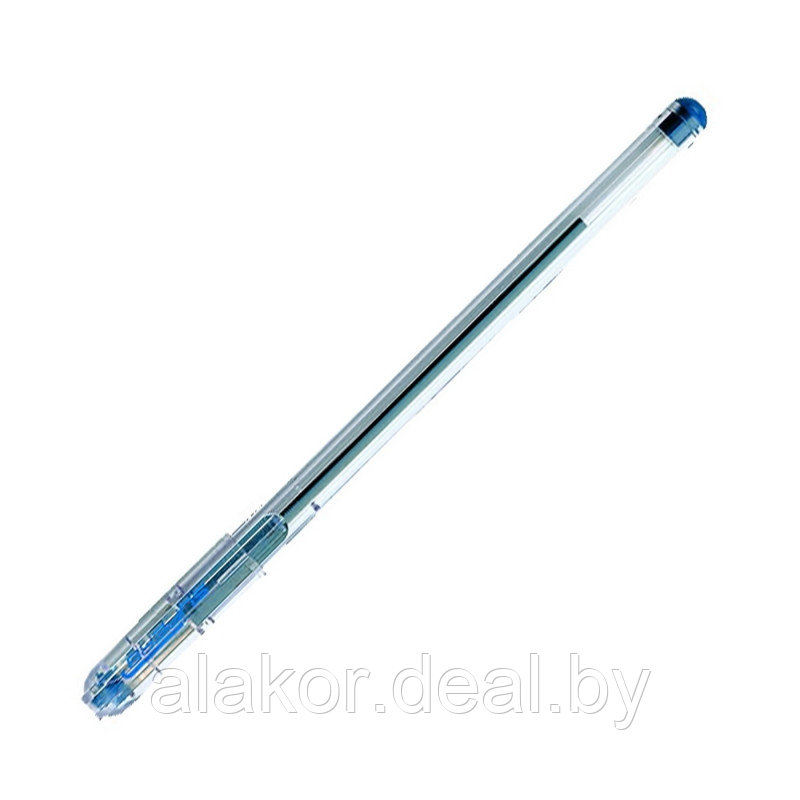 Ручка шариковая Pentel BK77-C , прозрачная, цвет стержня - синий, 0.7мм. - фото 1 - id-p218124660