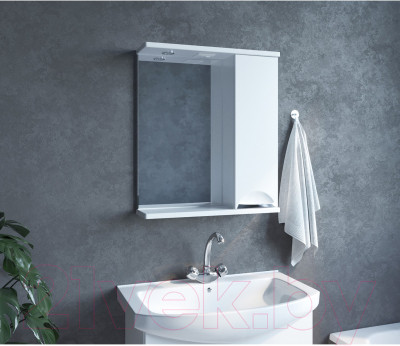 Шкаф с зеркалом для ванной Mixline Этьен 60 R 542408 - фото 3 - id-p218111646
