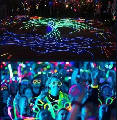 Набор неоновый светящийся костюм для вечеринки - фото 4 - id-p218151661