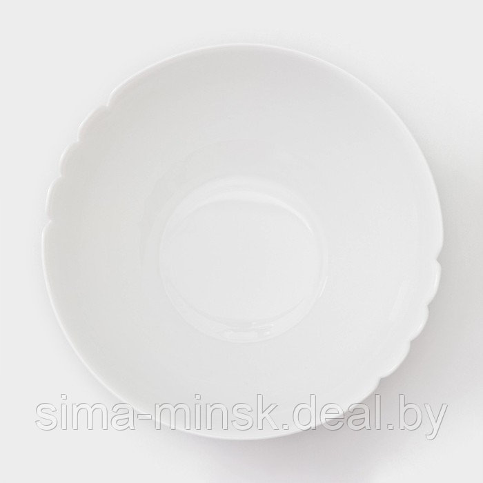 Набор салатников Luminarc Lotusia, d=18 см, стеклокерамика, 6 шт, цвет белый - фото 3 - id-p218123443