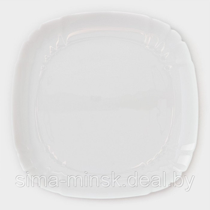 Набор подстановочных тарелок Luminarc Lotusia, d=25,5 см, стеклокерамика, 6 шт, цвет белый - фото 3 - id-p218123453