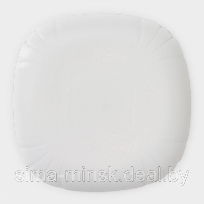 Набор подстановочных тарелок Luminarc Lotusia, d=25,5 см, стеклокерамика, 6 шт, цвет белый - фото 5 - id-p218123453
