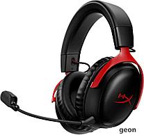 Наушники HyperX Cloud III Wireless (черный/красный)