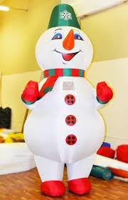 Надувной костюм «Снеговик» на одного оператора 3 м. - фото 1 - id-p218132706