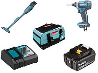 Набор аккумуляторного инструмента MAKITA в сумке (5 пр.) (DTD152Z, 630793-1, 632G12-3, 831271-6, DCL180Z)