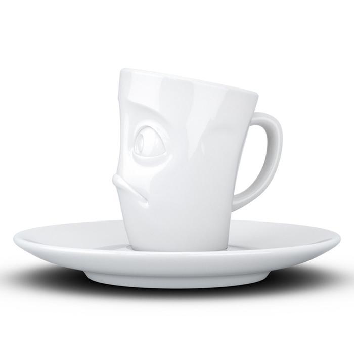 Кофейная чашка с блюдцем Tassen buffled, 80 мл, белая - фото 6 - id-p218145931