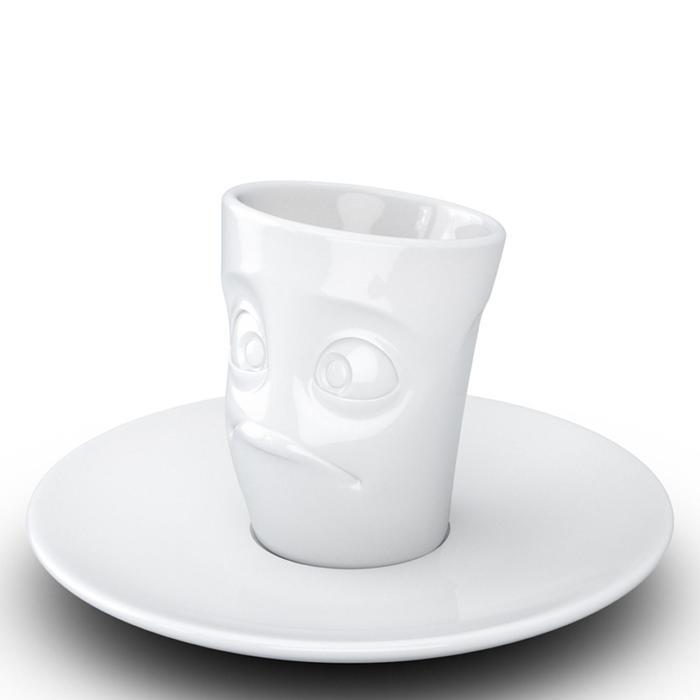 Кофейная чашка с блюдцем Tassen buffled, 80 мл, белая - фото 9 - id-p218145931