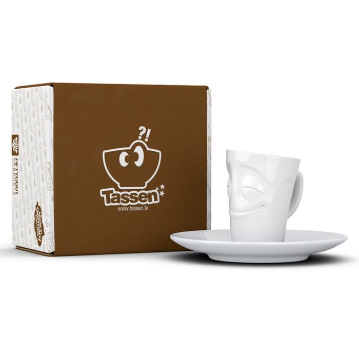 Кофейная чашка с блюдцем Tassen cheery, 80 мл, белая - фото 3 - id-p218145932