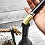 Вакуумный штопор - насос с встроенным складным ножом для удаления фольги 20см. / Ручной пневматический штопор, фото 4