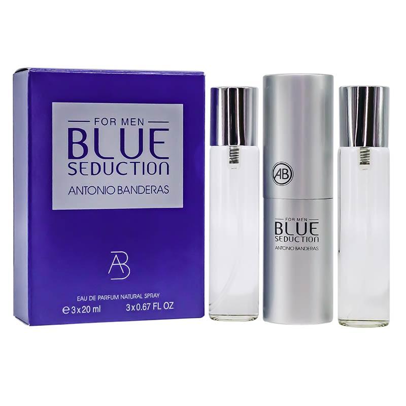 Парфюмерный набор Antonio Banderas Blue Seduction edt 3*20ml