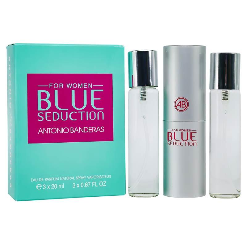 Парфюмерный набор Antonio Banderas Blue Seduction for Women edt 3*20ml