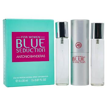 Парфюмерный набор Antonio Banderas Blue Seduction for Women edt 3*20ml