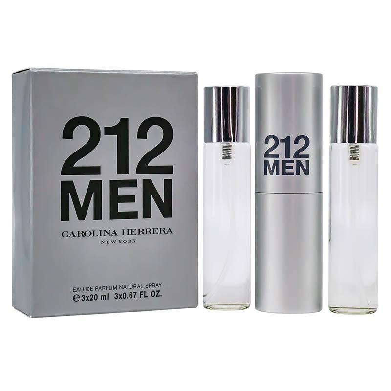 Парфюмерный набор Carolina Herrera 212 Men edt 3*20ml