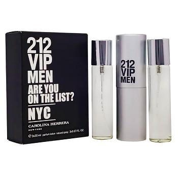 Парфюмерный набор Carolina Herrera 212 VIP Man edp 3*20ml