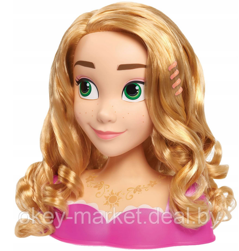 Кукла-манекен для причесок Принцесса Диснея Рапунцель с диадемой - фото 9 - id-p218152414