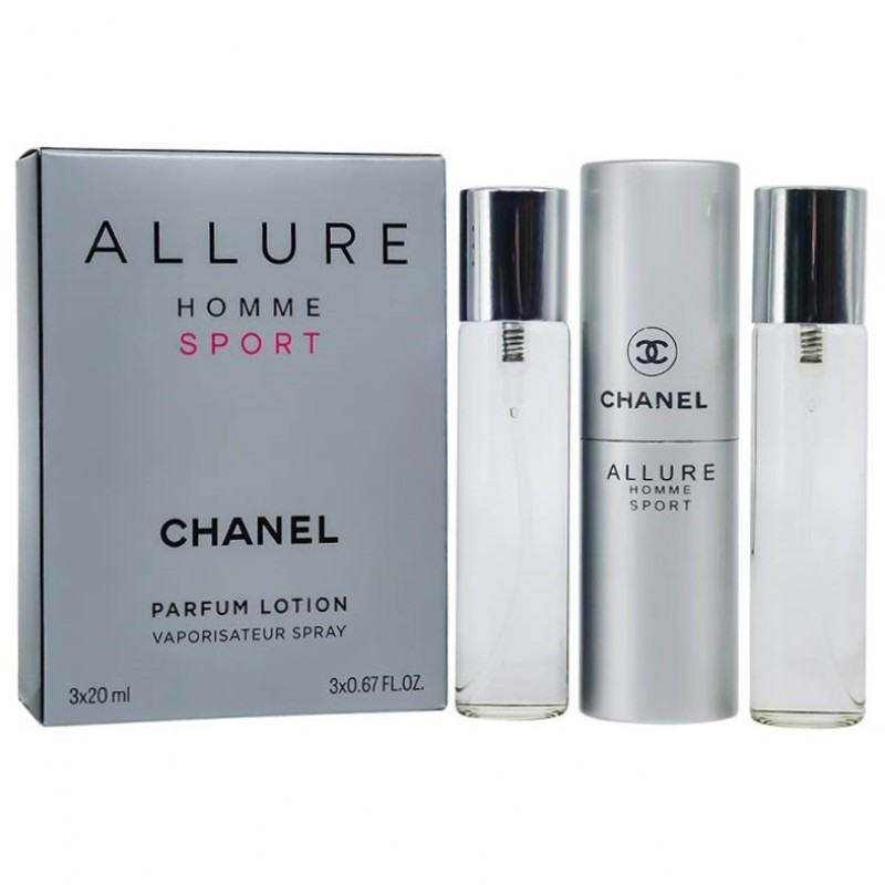 Парфюмерный набор Chanel Allure Homme Sport 3*20ml - фото 1 - id-p218152798