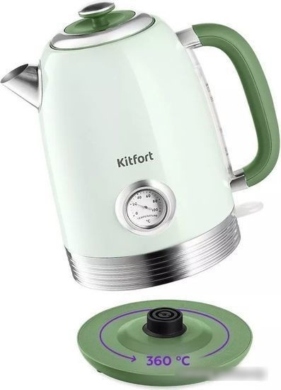Электрический чайник Kitfort KT-6604 - фото 2 - id-p218152096