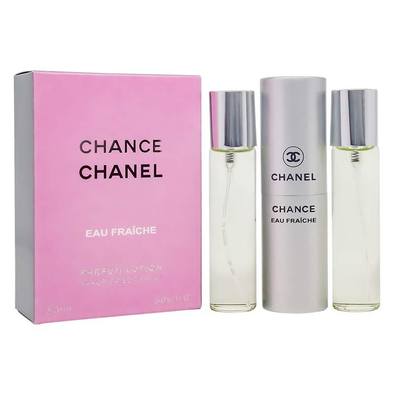 Парфюмерный набор Chanel Chance Eau Fraiche edt 3*20ml - фото 1 - id-p218153224
