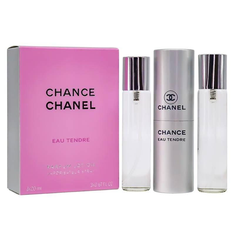 Парфюмерный набор Chanel Chance Eau Tendre 3*20ml - фото 1 - id-p218153552