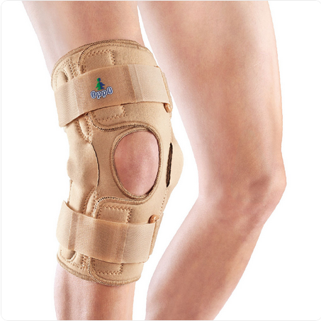 Ортез для коленного сустава с боковыми шинами OPPO 1032 - фото 1 - id-p167487671