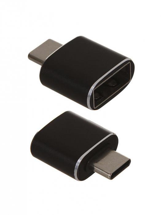 Аксессуар Baseus USB Female - Type-C Male Adapter Converter Black CATOTG-01 - фото 1 - id-p218097583