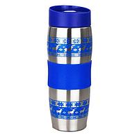 Термокружка Alpenkok Олени 400ml Blue AK-04023A термостакан кружка-термос