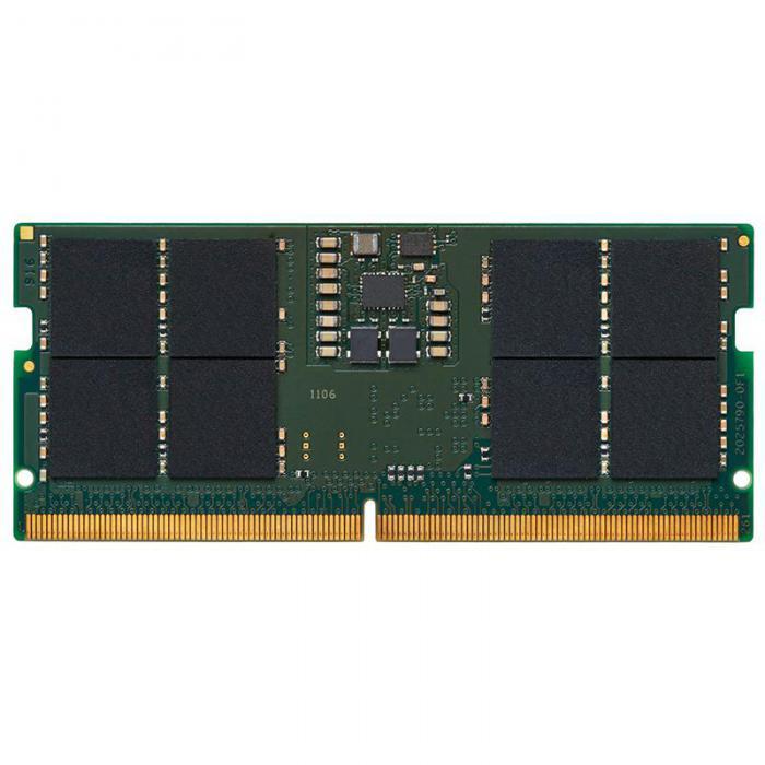 Модуль памяти Kingston DDR5 SO-DIMM 4800MHz PC-38400 CL40 - 16Gb KVR48S40BS8-16 - фото 1 - id-p217826942
