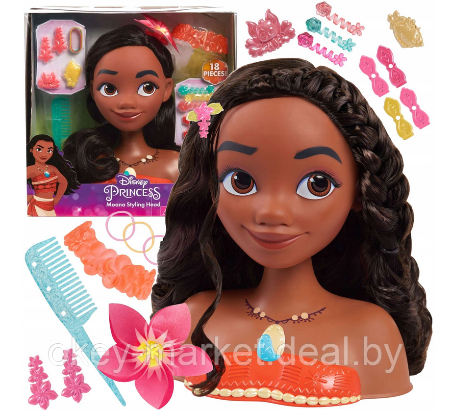 Кукла-манекен для создания причесок Disney Принцесса Дисней Моана - фото 1 - id-p218153910