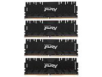 Модуль памяти Kingston Fury Renegade Black DDR4 DIMM 3200MHz PC-25600 CL16 - 32Gb Kit (4x8Gb) KF432C16RBK4/32