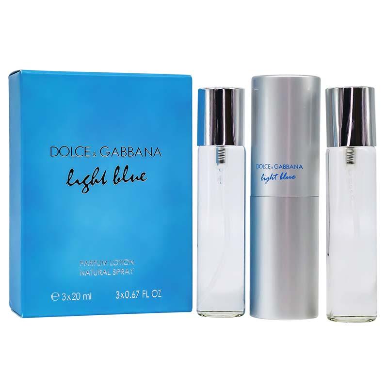 Парфюмерный набор Dolce Gabbana Light Blue edt 3*20ml - фото 1 - id-p218153953