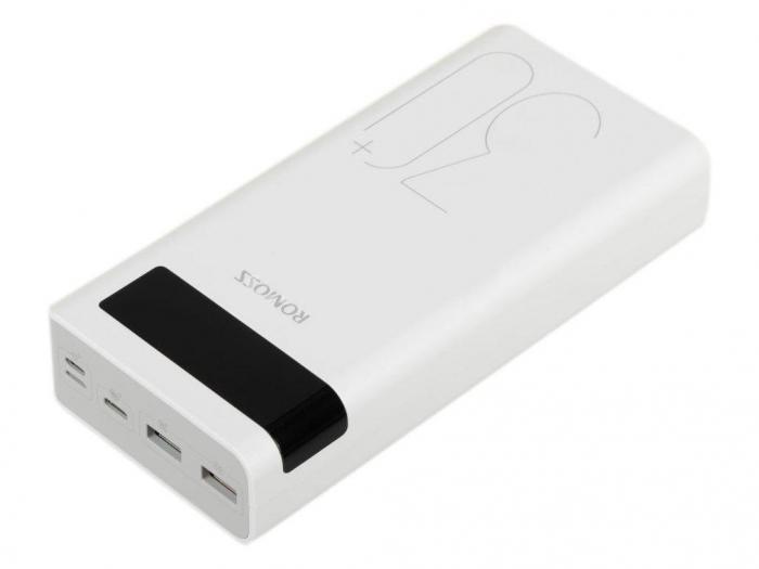 Внешний аккумулятор Romoss Power Bank Sense 8PF 30000mAh пауэрбанк для телефона - фото 1 - id-p218063147