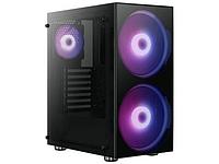 Красивый корпус для игрового ПК компьютера AeroCool Python без БП 4718009158689 системный блок со стеклом