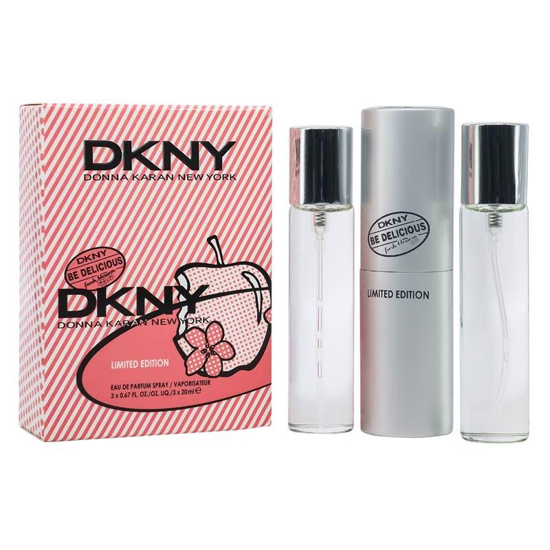 Парфюмерный набор Donna Karan DKNY Be Delicious Fresh Blossom edp 3*20ml - фото 1 - id-p218154033