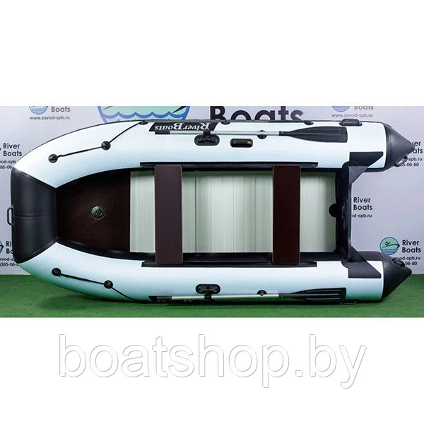 Лодка ПВХ RiverBoats RB-350 Al (Киль + алюминиевый пол) - фото 1 - id-p218154150