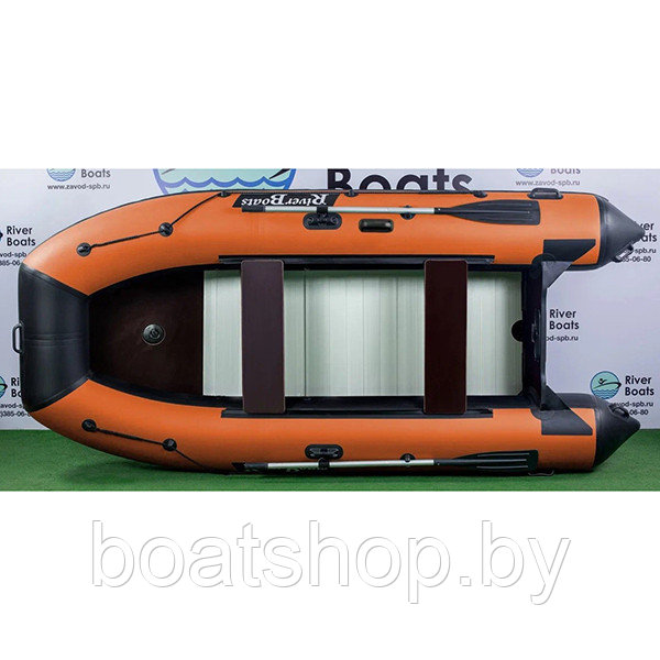 Лодка ПВХ RiverBoats RB-350 Al (Киль + алюминиевый пол) - фото 5 - id-p218154150