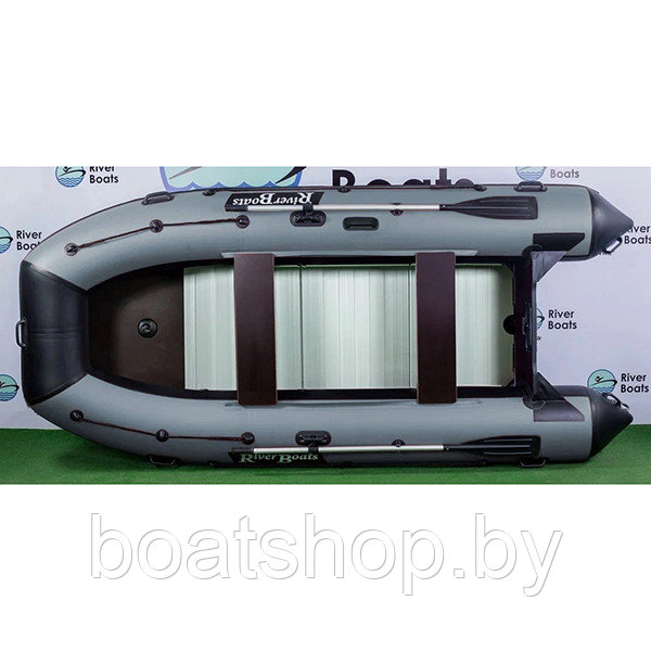 Лодка ПВХ RiverBoats RB-370 Al (Киль + алюминиевый пол) - фото 4 - id-p218156944