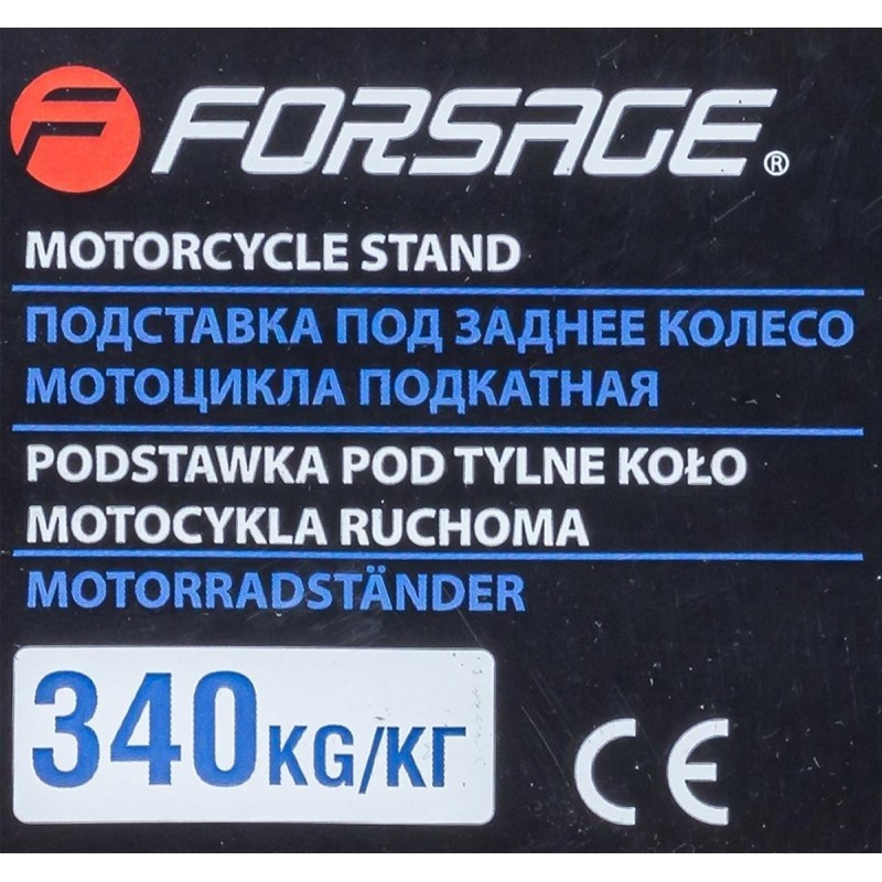 Подставка под заднее колесо мотоцикла подкатная,340кг Forsage F-TRMT016 - фото 5 - id-p218154099