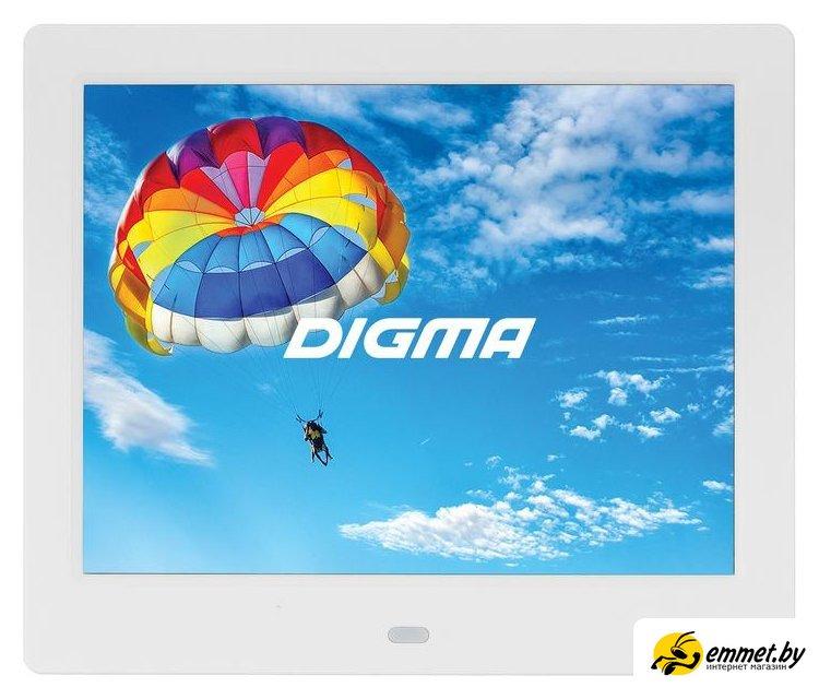 Цифровая фоторамка Digma PF-843 (белый) - фото 1 - id-p218161564