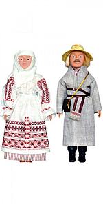 Куклы сувенир "Беларусы" "Кобринский строй"