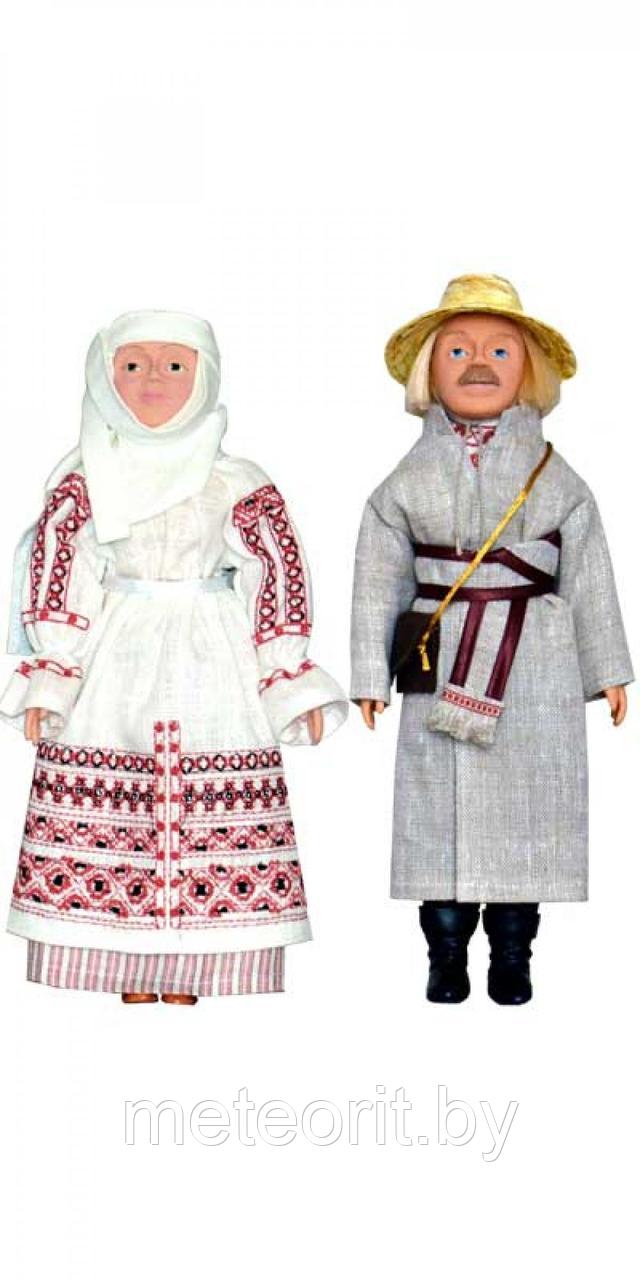 Куклы сувенир "Беларусы" "Кобринский строй" - фото 1 - id-p93497194