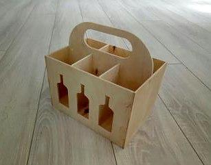 Коробка переноска для бутылок - фото 1 - id-p218165787